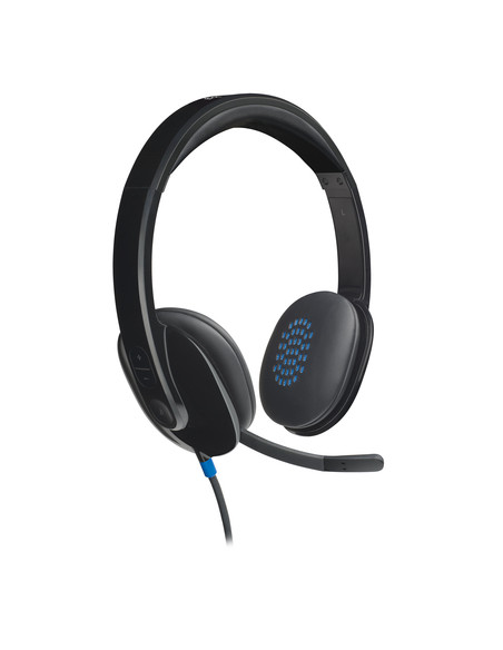 Logitech H540 Auricolare Cablato A Padiglione Ufficio USB tipo A Nero