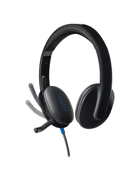 Logitech H540 Auricolare Cablato A Padiglione Ufficio USB tipo A Nero