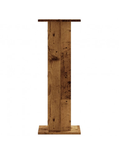 Supporti Altoparlanti 2 pz Legno 30x30x80 cm Legno Multistrato