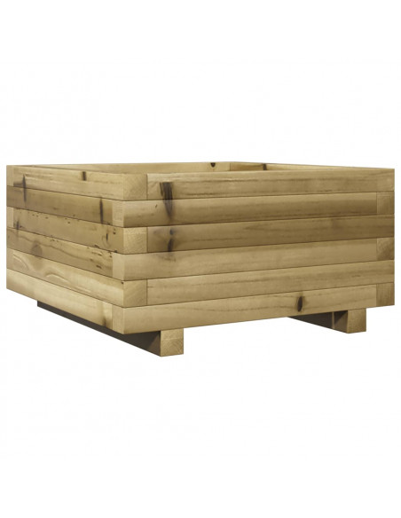 Fioriera da Giardino 50x50x26,5 cm in Legno di Pino Impregnato