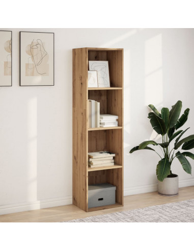 Libreria Rovere Artigianale 40x30x152 cm in Legno Multistrato