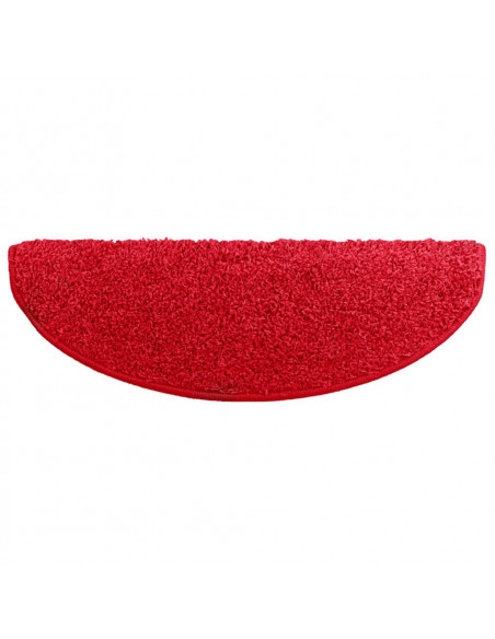 Tappetini per Scale 10 pz 65x21x4 cm Rossi