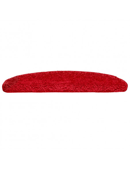 Tappetini per Scale 10 pz 65x21x4 cm Rossi