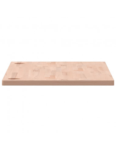 Piano Scrivania 110x55x2,5 cm in Legno Massello di Faggio