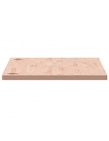 Piano Scrivania 110x55x2,5 cm in Legno Massello di Faggio