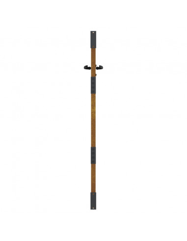 Cancello da Giardino 85x125 cm Acciaio Corten Design Quadrato