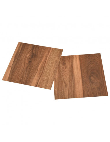 Listoni per Pavimenti Autoadesivi 20 pz in PVC 1,86 m² Marroni