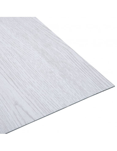 Listoni per Pavimenti Autoadesivi 20 pz in PVC 1,86 m² Bianchi