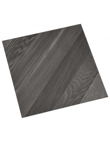 Listoni Pavimenti Adesivi 20 pz in PVC 1,86 m² Grigi a Strisce