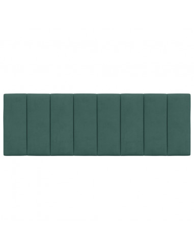 Cuscino Testiera Verde Scuro 120 cm in Velluto