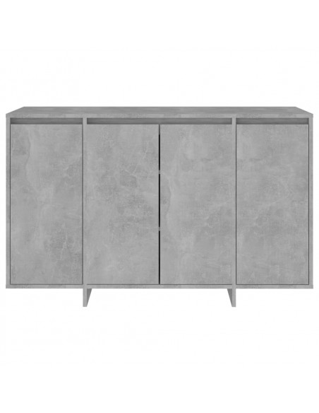 Credenza Grigio Cemento 120x41x75 cm in Truciolato