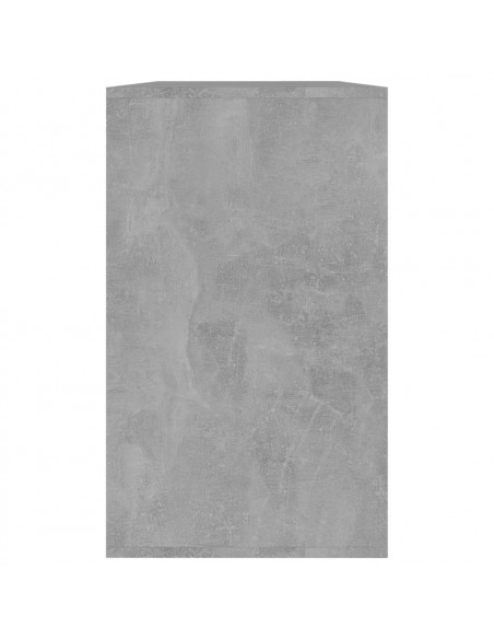 Credenza Grigio Cemento 120x41x75 cm in Truciolato