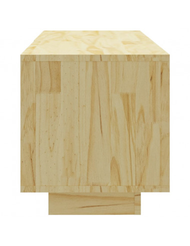 Mobile Porta TV 110x30x33,5 cm in Legno Massello di Pino