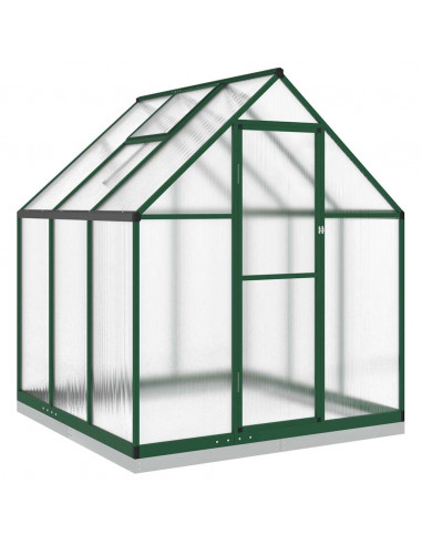 Telaio Serra con Base Verde 169x169x202 cm in Alluminio