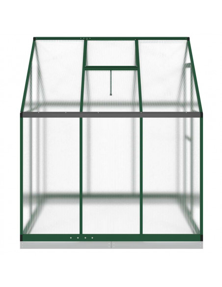 Telaio Serra con Base Verde 169x169x202 cm in Alluminio