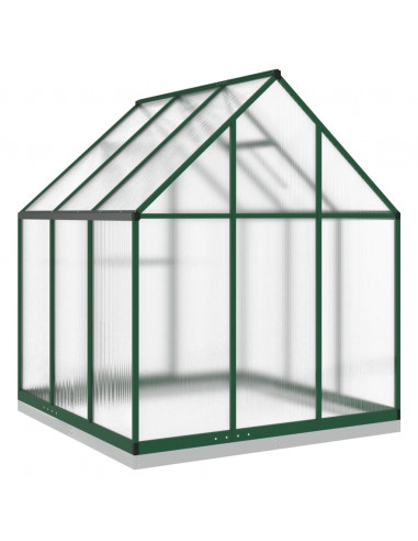 Telaio Serra con Base Verde 169x169x202 cm in Alluminio