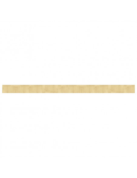 Tappeto Rettangolare Naturale Chiaro 60x1000 cm in Bambù