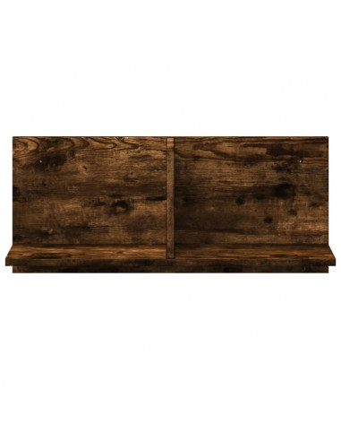 Mobile a Parete 70x16,5x30 cm Rovere Fumo in Legno Multistrato
