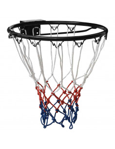Canestro da Basket Nero 39 cm Acciaio 2