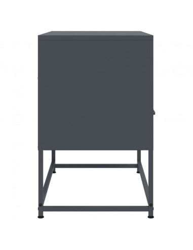 Mobile TV Antracite 68x39x60,5 cm in Acciaio