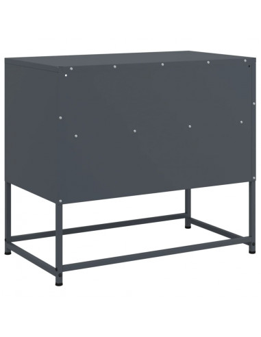 Mobile TV Antracite 68x39x60,5 cm in Acciaio