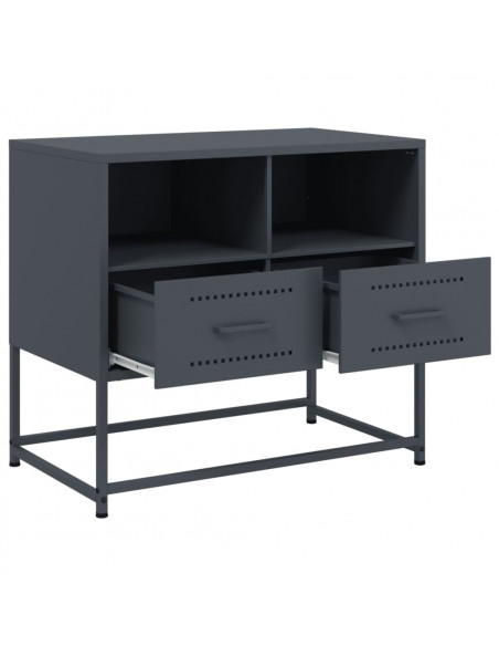 Mobile TV Antracite 68x39x60,5 cm in Acciaio
