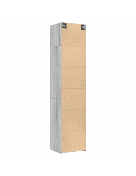 Mobile Sottile Grigio Sonoma 50x42,5x225 cm in Truciolato