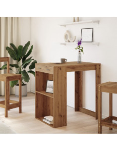 Tavolo Bar Rovere Artigianale 102x70x103,5 cm in Truciolato 2