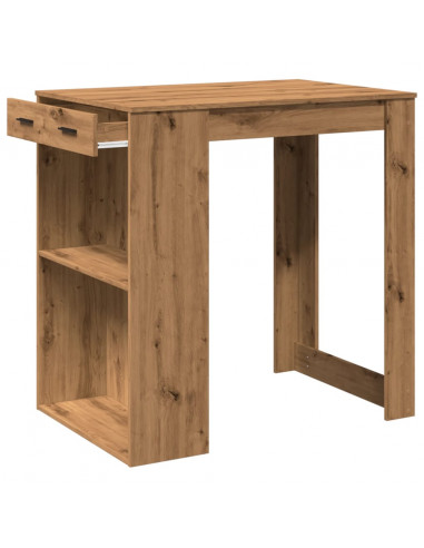 Tavolo Bar Rovere Artigianale 102x70x103,5 cm in Truciolato