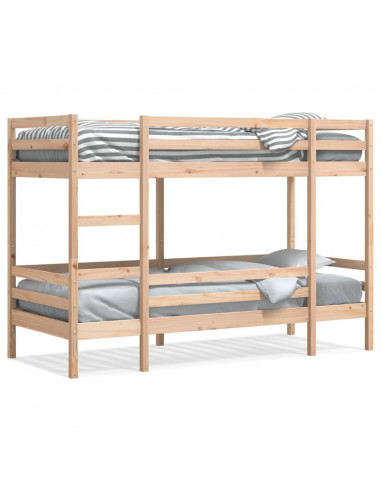 Letto a Castello 90x190 cm in Legno Massello di Pino