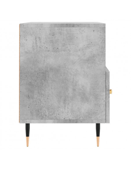 Mobile per TV Grigio Cemento 80x36x50 cm Legno Multistrato
