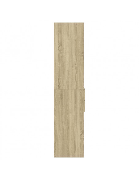 Credenza Rovere Sonoma 50x42,5x185 cm in Legno Multistrato