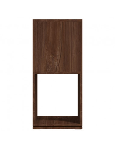 Armadietto Girevole Marrone Rovere 34,5x34,5x75,5cm Truciolato
