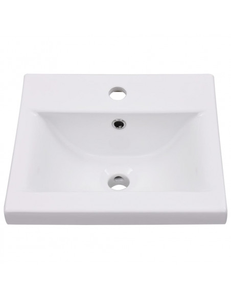 Set Mobili da Bagno Nero in Legno Multistrato