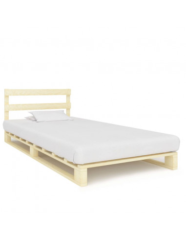 Giroletto in Pallet di Legno Massello di Pino 100x200 cm