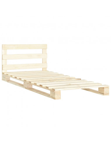 Giroletto in Pallet di Legno Massello di Pino 100x200 cm