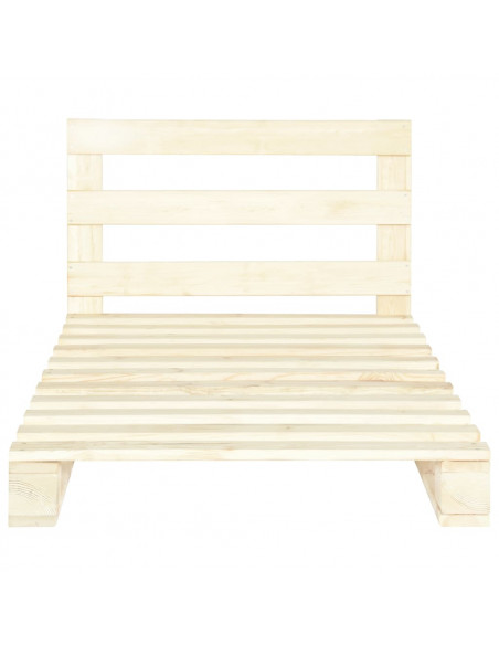 Giroletto in Pallet di Legno Massello di Pino 100x200 cm