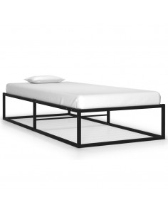 Giroletto Nero in Metallo 90x200 cm 2