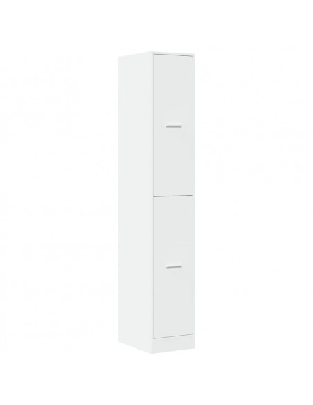 Armadietto da Farmacia Bianco 30x41x174,5 cm in Truciolato
