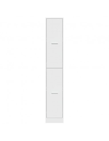 Armadietto da Farmacia Bianco 30x41x174,5 cm in Truciolato