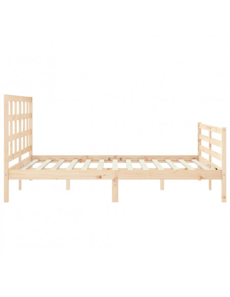 Giroletto con Testiera 160x200 cm in Legno Massello