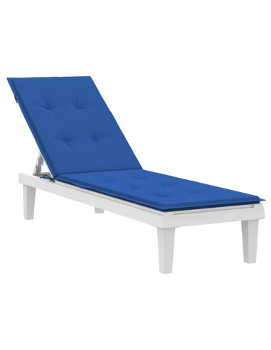 Cuscino per Sdraio Blu Reale (75+105)x50x3 cm