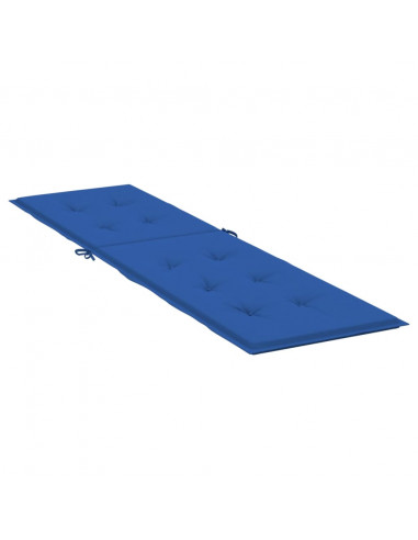Cuscino per Sdraio Blu Reale (75+105)x50x3 cm