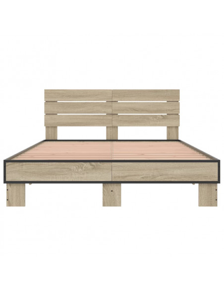 Giroletto Rovere Sonoma 140x190 cm in Legno Multistrato Metallo