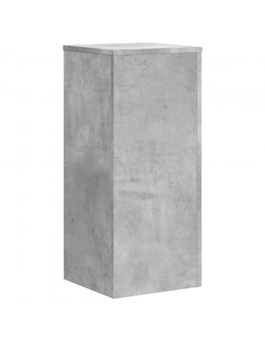 Supporti per Piante 2 pz Grigio 30x30x70 cm Legno Multistrato