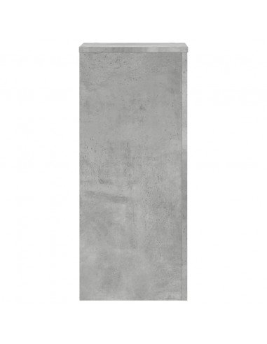Supporti per Piante 2 pz Grigio 30x30x70 cm Legno Multistrato
