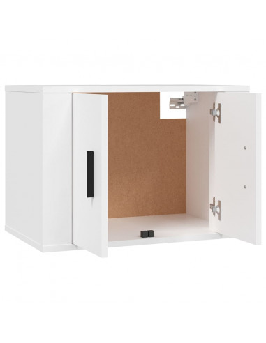 Mobili Porta TV a Parete 3 pz Bianco 57x34,5x40 cm