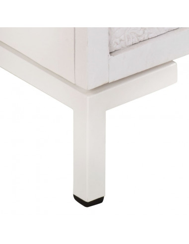 Credenza 60x30x76 cm in Legno Massello di Mango