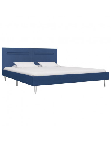 Giroletto con Luci LED Blu in Tessuto 180x200 cm