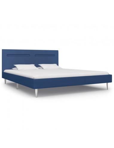 Giroletto con Luci LED Blu in Tessuto 180x200 cm